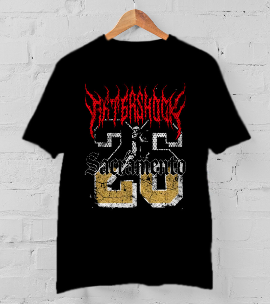 Aftershock 2026 Sacramento CA Festival October 1 4 After Party Event T-Shirt