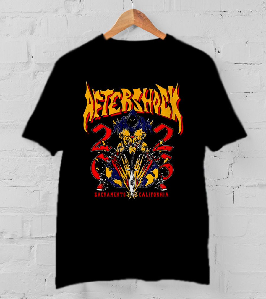 Aftershock Festival 2026 Sacramento California October 1 4 Eternia Event T-Shirt