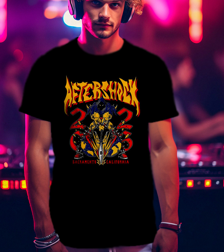 Aftershock Festival 2026 Sacramento California October 1 4 Eternia Event T-Shirt