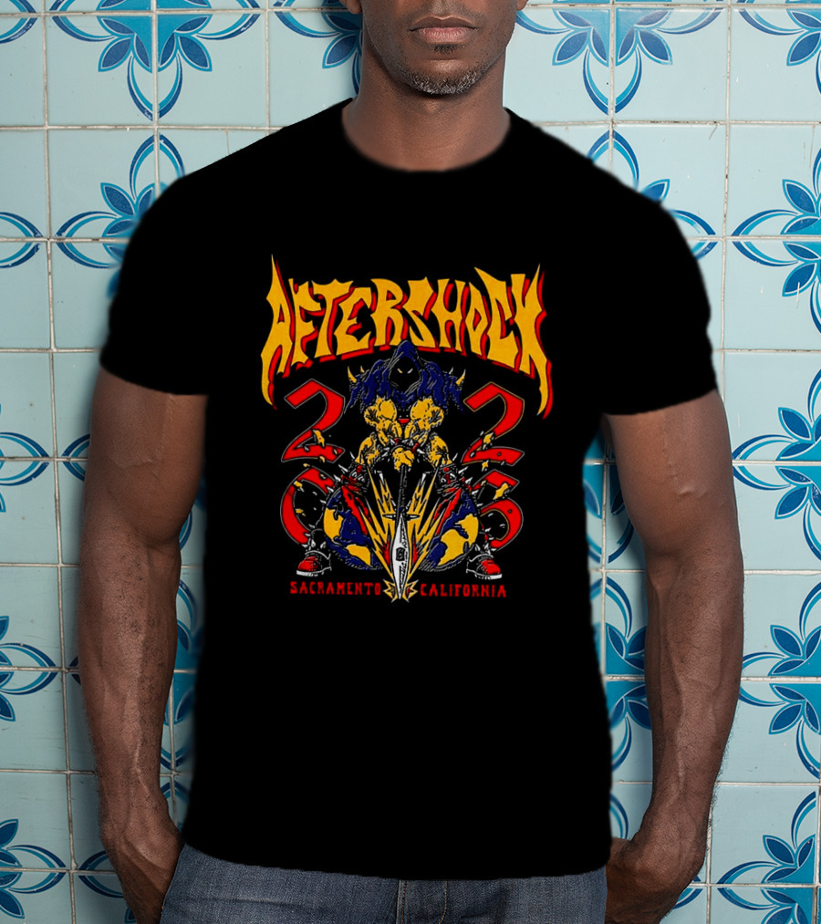 Aftershock Festival 2026 Sacramento California October 1 4 Eternia Event T-Shirt
