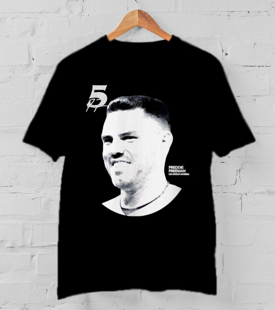 Freddie Freeman Number 5 Los Angeles Dodgers MLB 2026 Lineage Series T-Shirt