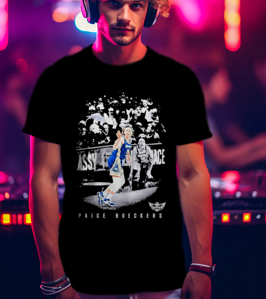 Alysha Clark Assist Paige Bueckers Wings T-Shirt