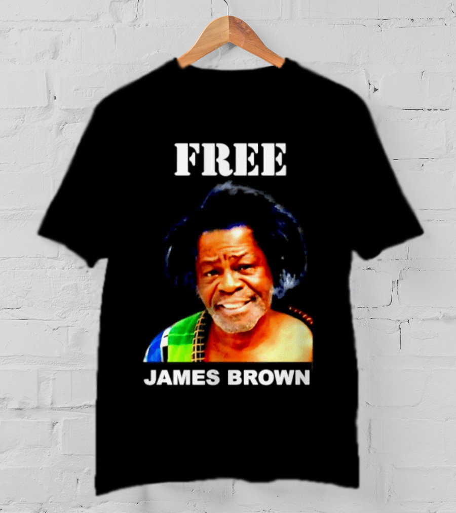 FREE James Brown Godfather Of Soul Funk T-Shirt