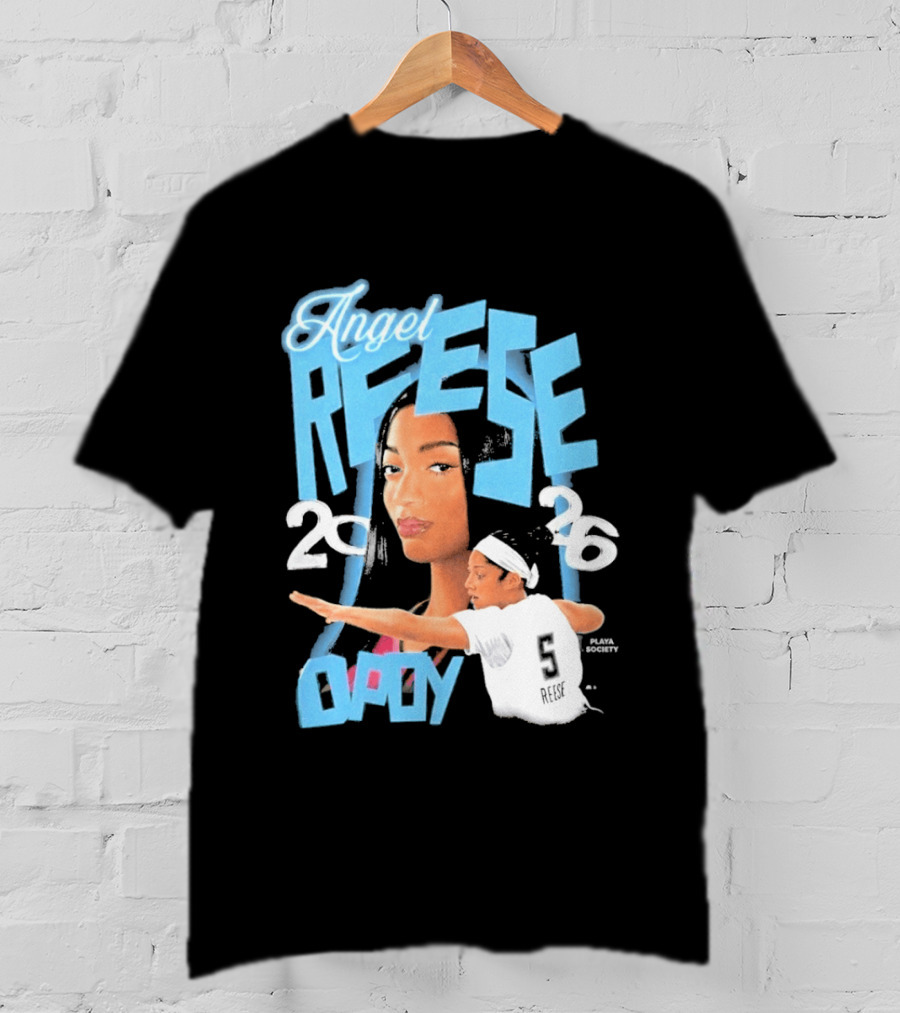 Angel Reese 2026 DPOY Basketball Player T-Shirt