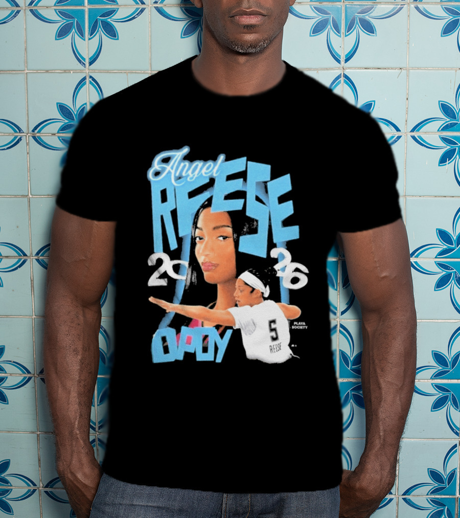 Angel Reese 2026 DPOY Basketball Player T-Shirt