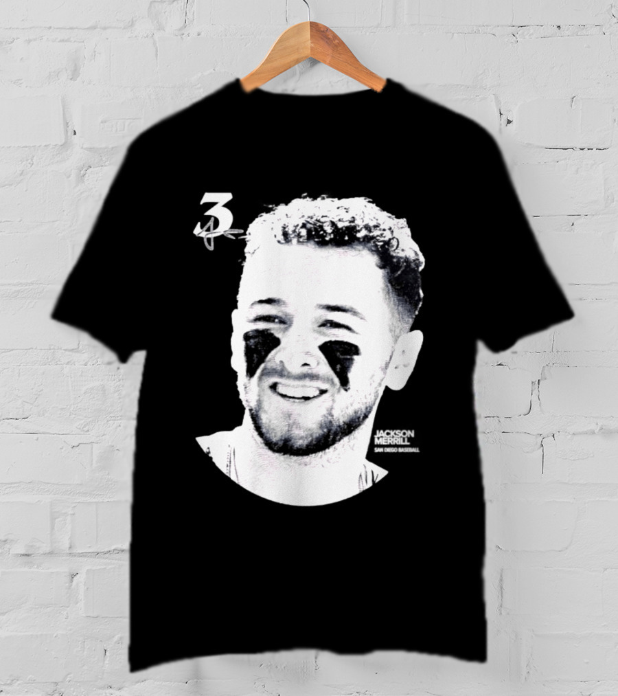 Jackson Merrill 3 San Diego Padres MLB 2026 Lineage Series T-Shirt