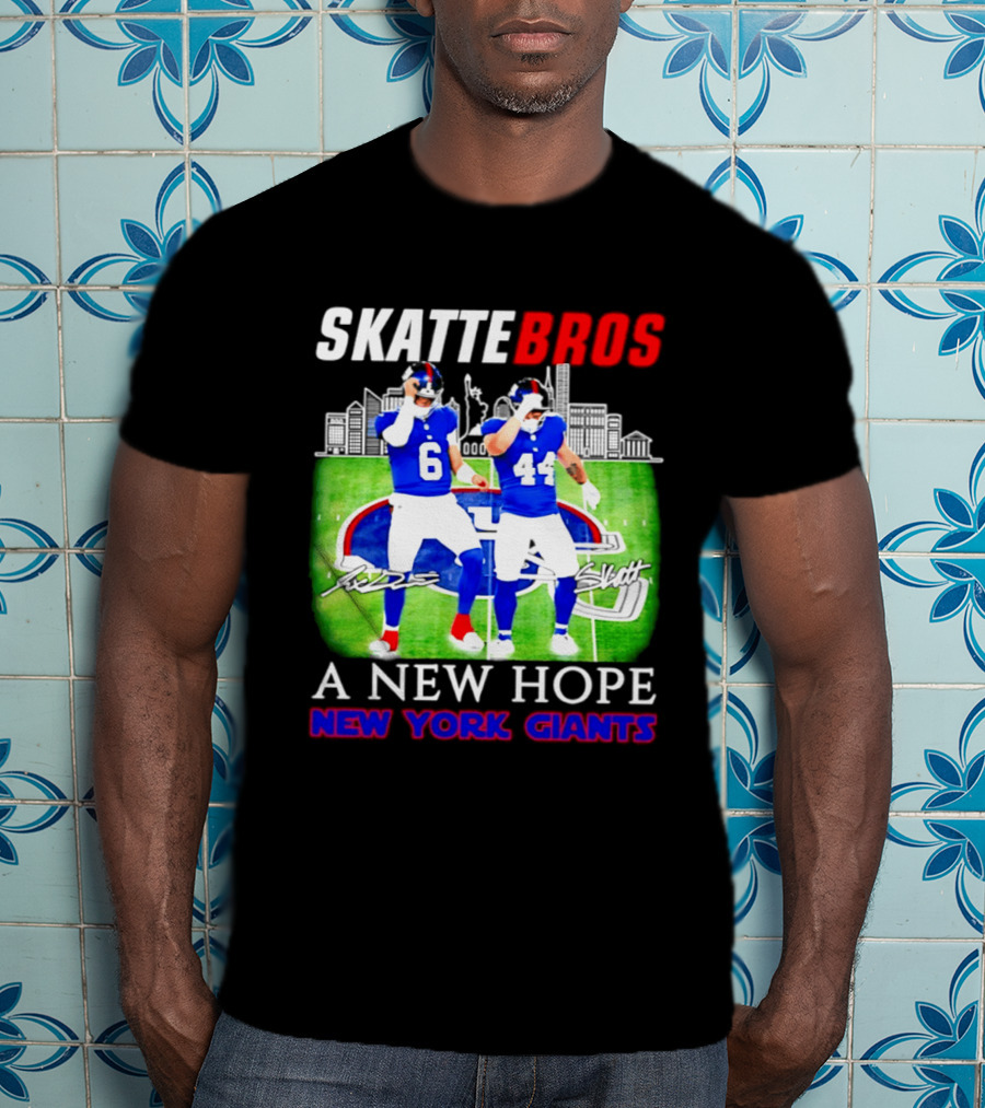 Skattebros Jaxson Dart Cam Skattebo New York Giants A New Hope T-Shirt