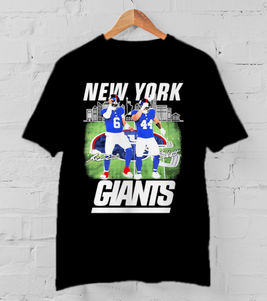 New York Giants Jaxson Cam Signatures Stadium T-Shirt