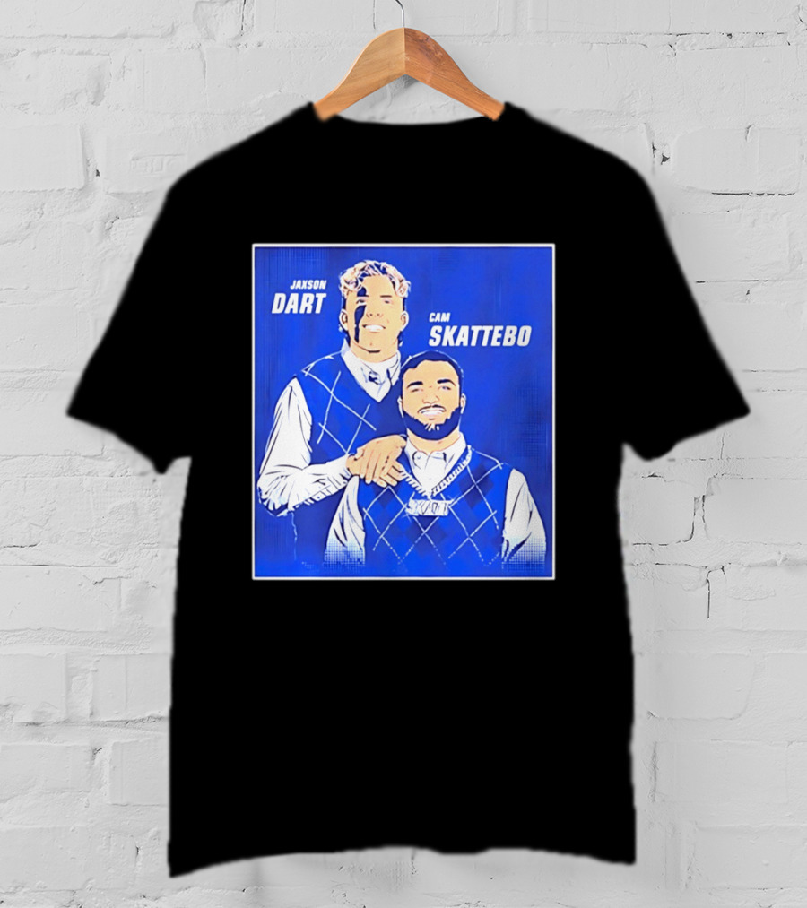 Jaxson Dart Cam Skattebo Step Brothers New York Giants Comedy T-Shirt