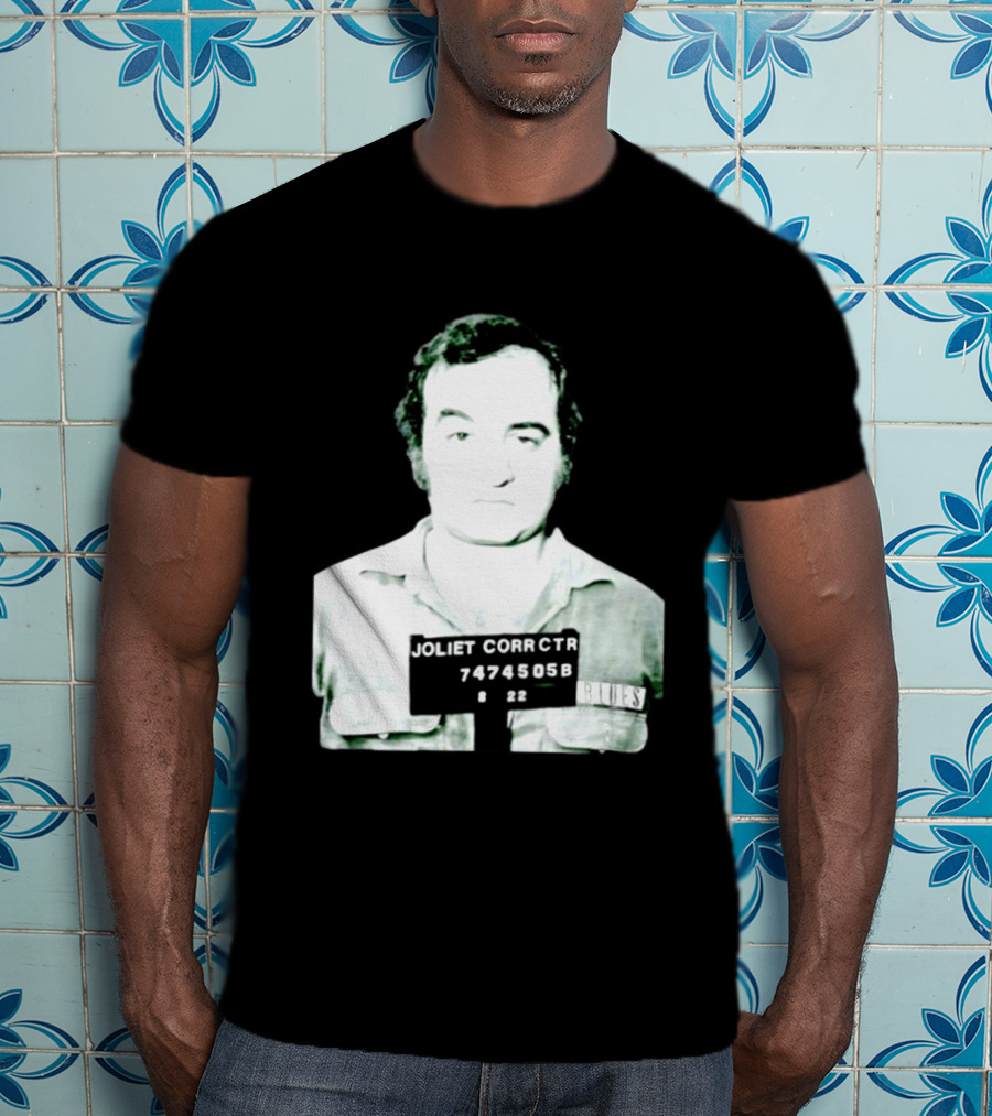John Belushi Joliet Correctional Blues Shot 7474505B T-Shirt