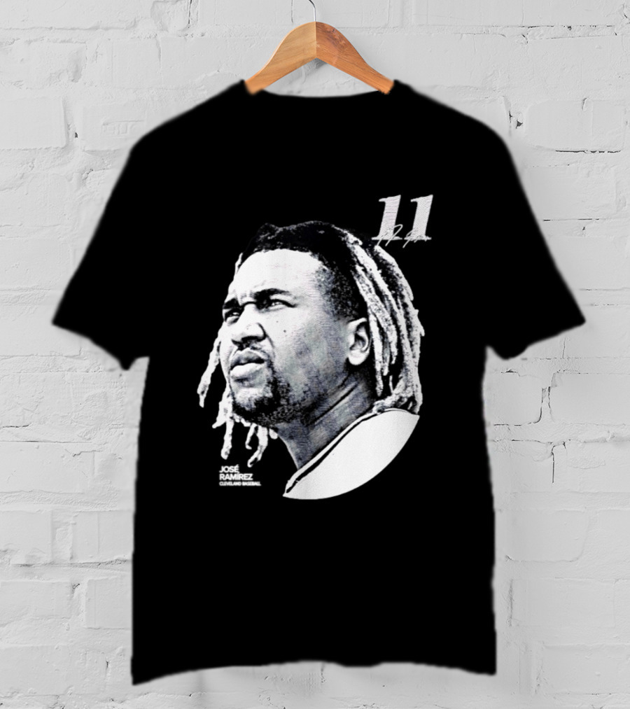 Jose Ramirez Cleveland Guardians 2026 Lineage Series 11 T-Shirt