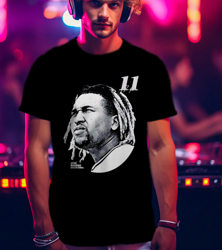 Jose Ramirez Cleveland Guardians 2026 Lineage Series 11 T-Shirt