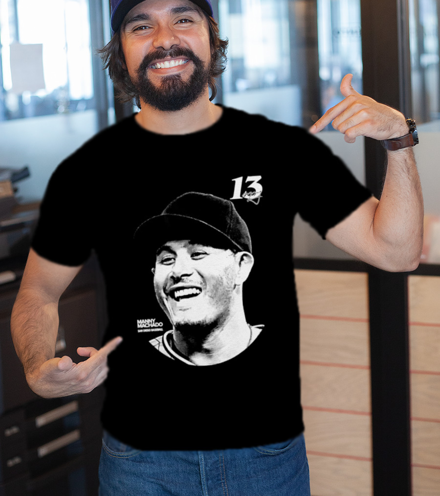 Manny Machado 13 San Diego Padres MLB Lineage Series 2026 T-Shirt
