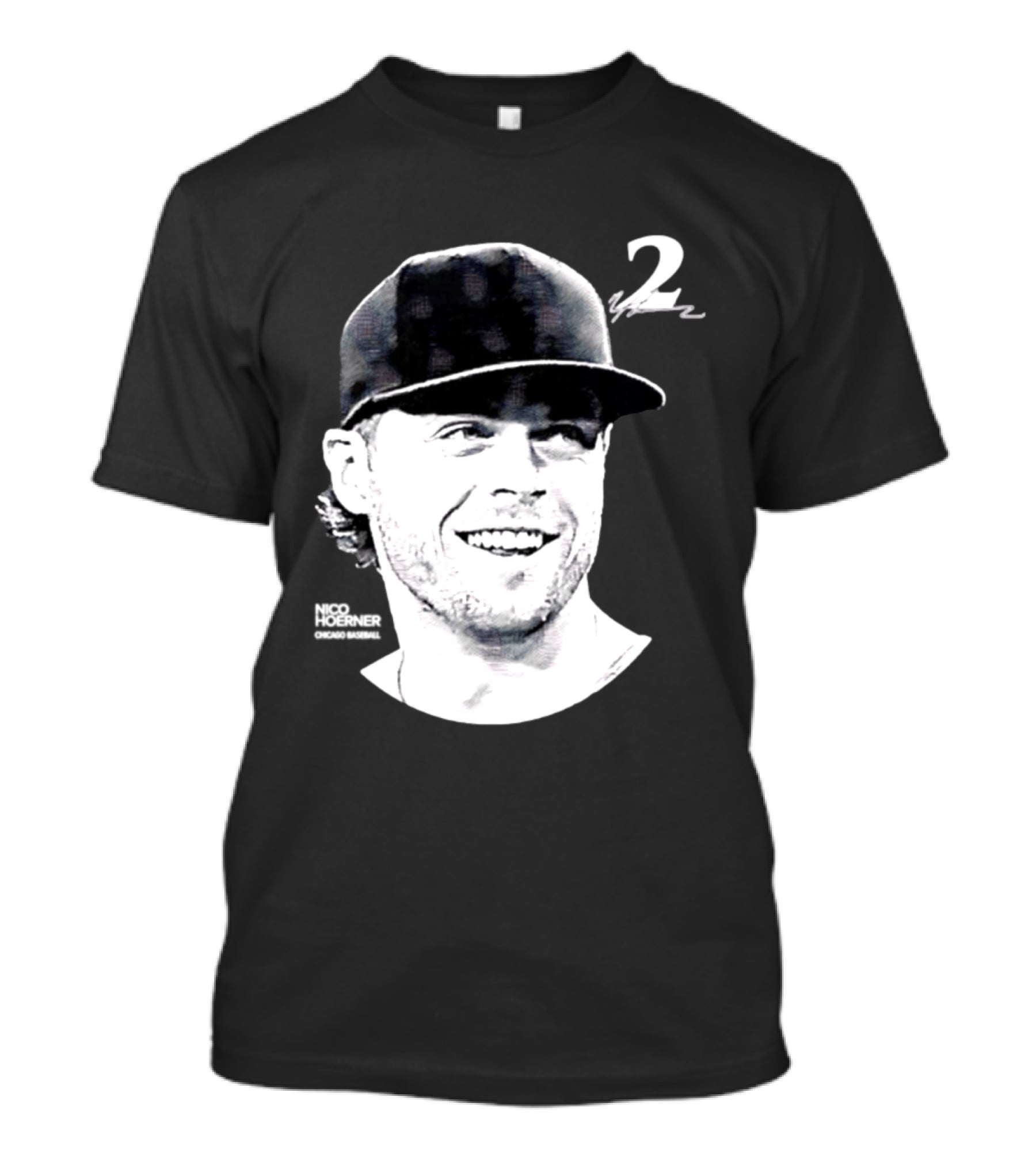 Chicago Cubs Nico Hoerner 2 MLB 2026 Lineage Series T-Shirt
