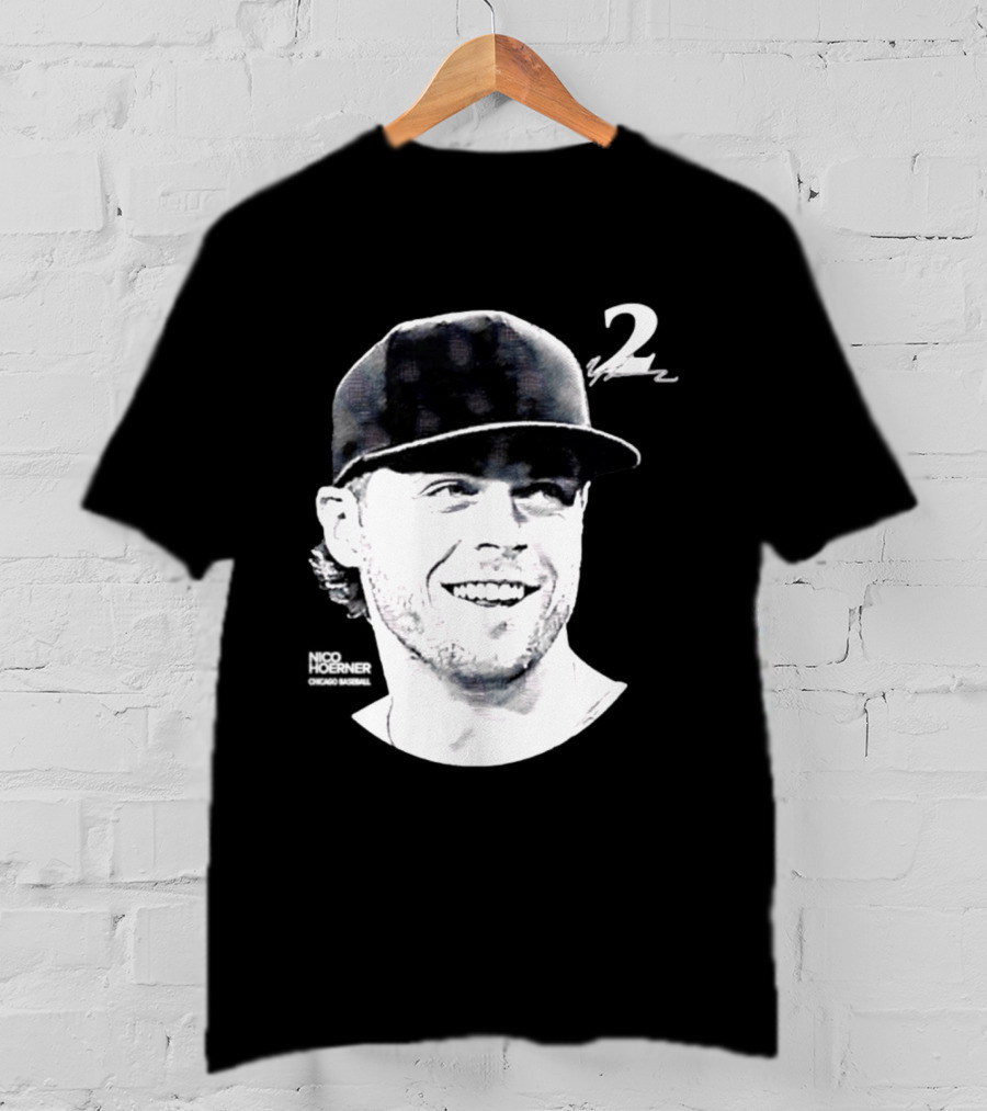 Chicago Cubs Nico Hoerner 2 MLB 2026 Lineage Series T-Shirt