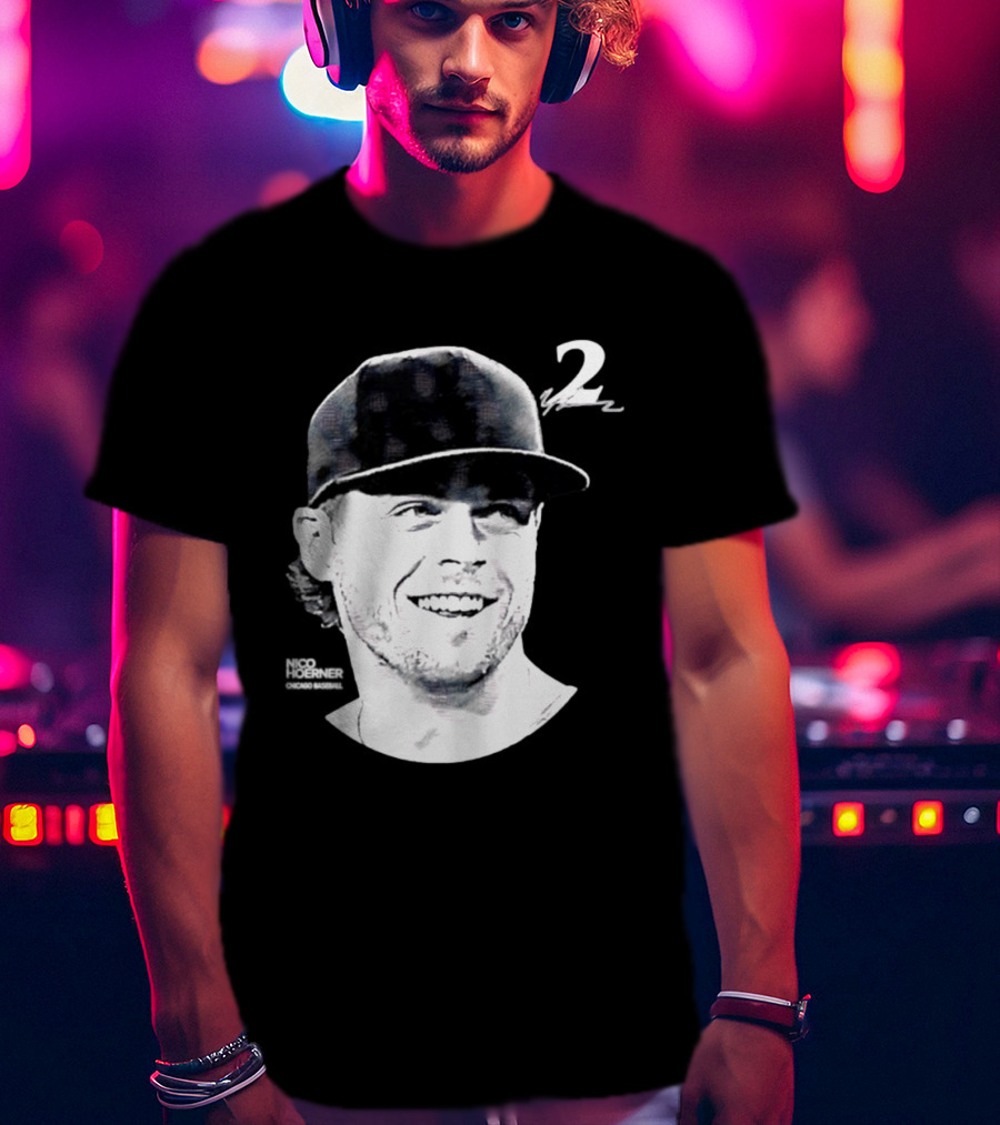 Chicago Cubs Nico Hoerner 2 MLB 2026 Lineage Series T-Shirt
