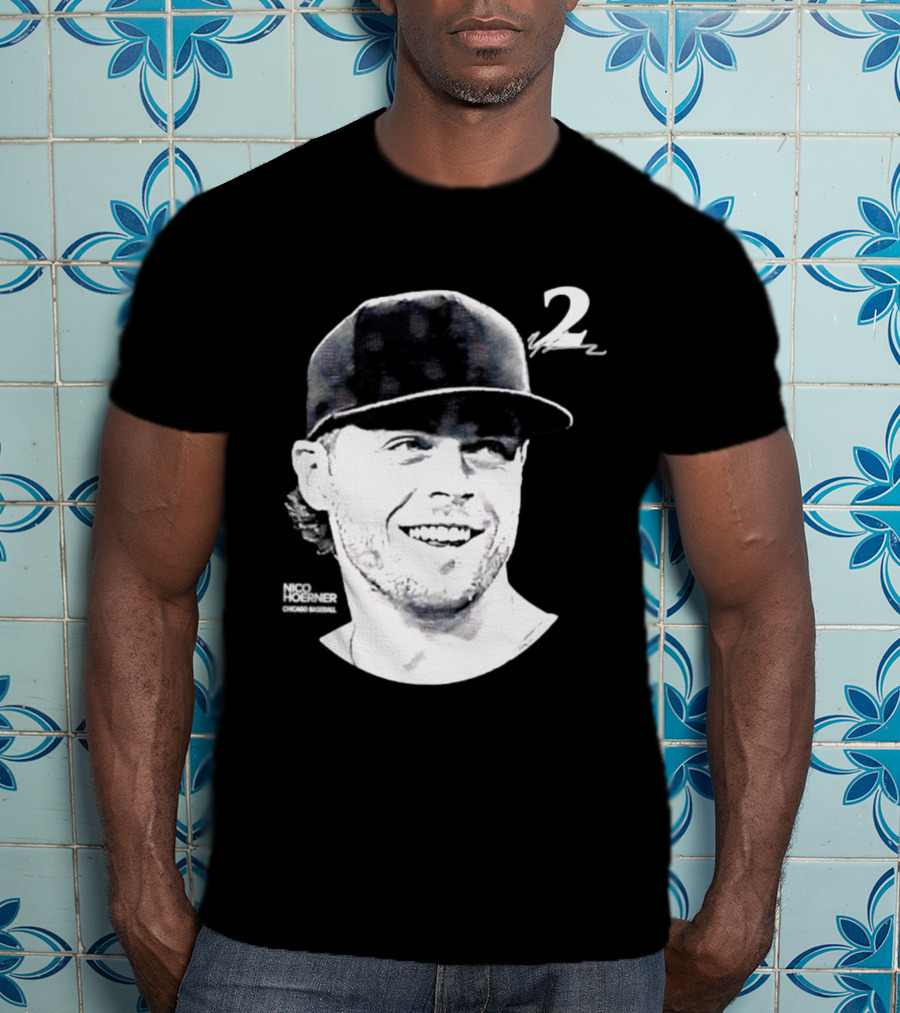Chicago Cubs Nico Hoerner 2 MLB 2026 Lineage Series T-Shirt