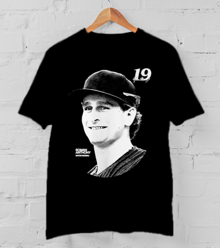 Roman Anthony 19 Boston Red Sox MLB 2026 Lineage Series T-Shirt
