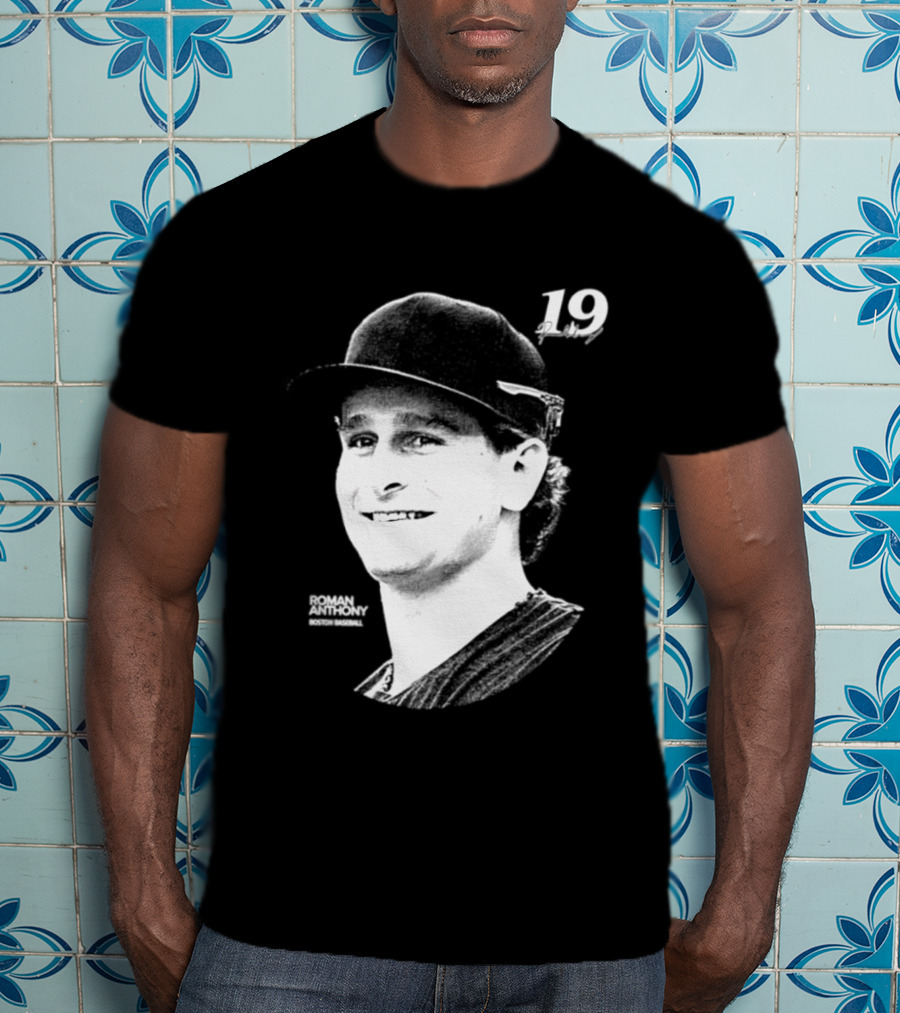 Roman Anthony 19 Boston Red Sox MLB 2026 Lineage Series T-Shirt