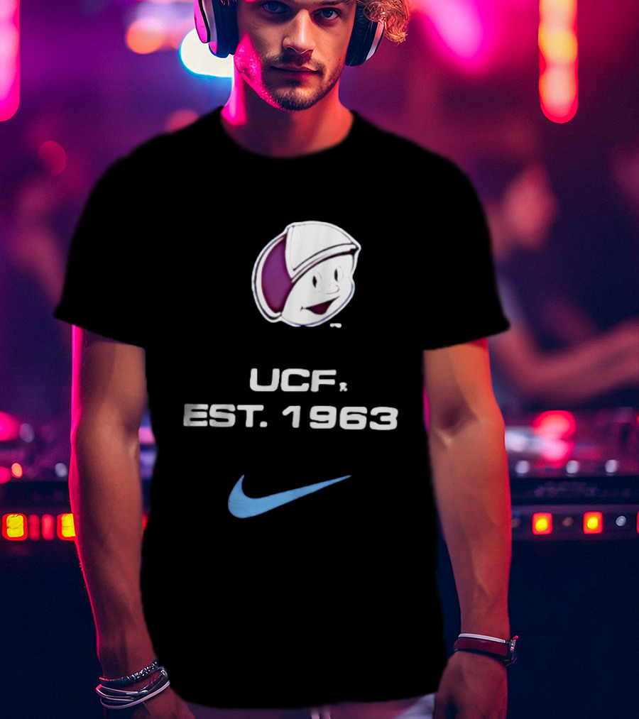 UCF Knights 2026 Space Game UCF Est 1963 Vintage Astronaut Nike T-Shirt