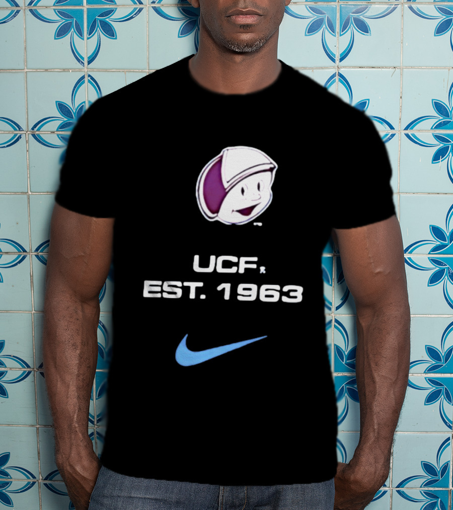 UCF Knights 2026 Space Game UCF Est 1963 Vintage Astronaut Nike T-Shirt