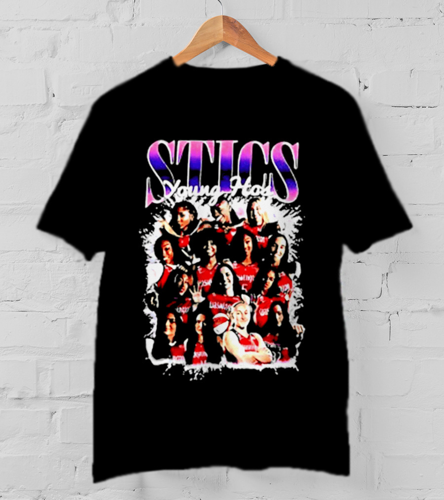 STICS Young Hoops Women Basketball Team Sports T-Shirt