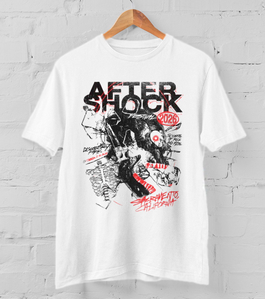 Aftershock Festival 2026 Sacramento California October 1 4 The Sound Of Rock N' Roll Chatter Brain T-Shirt