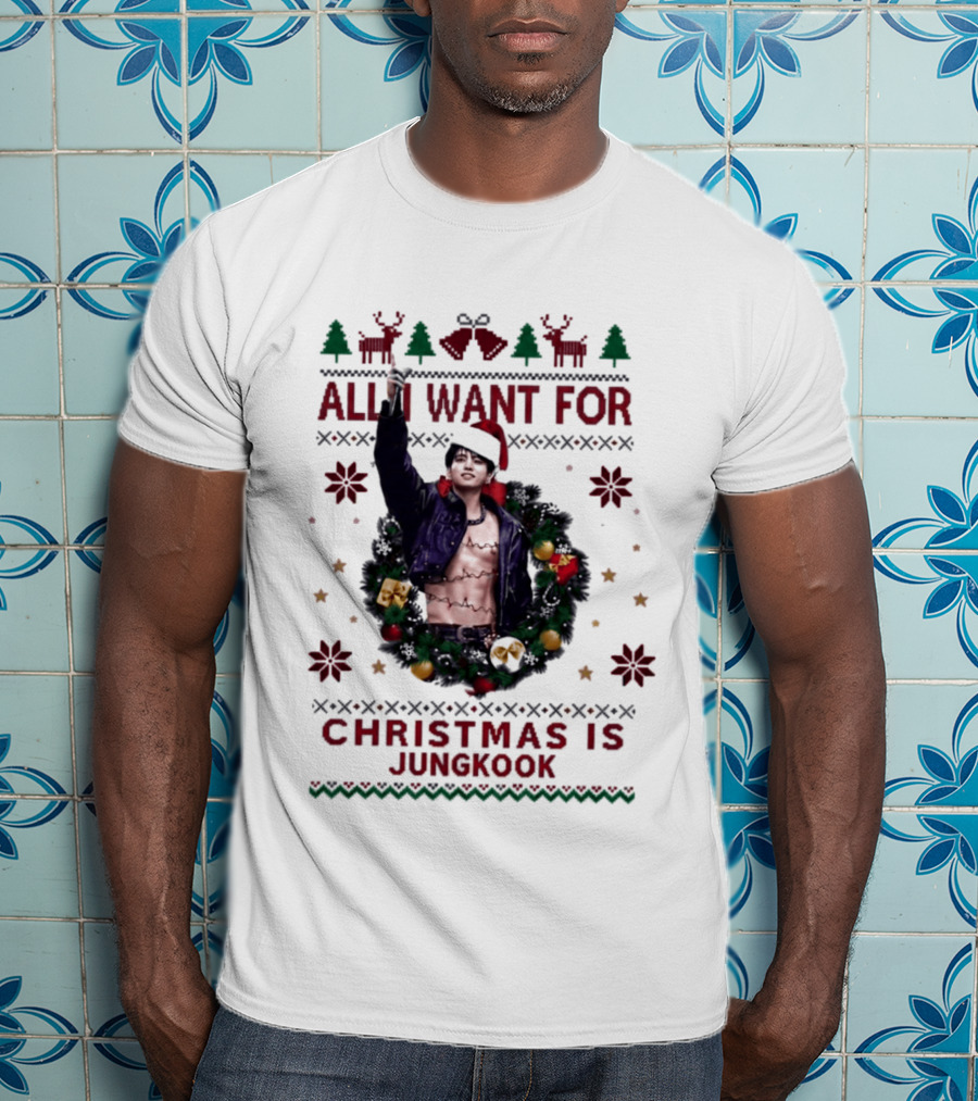 All I Want For Christmas Is Jungkook Holiday T-Shirt