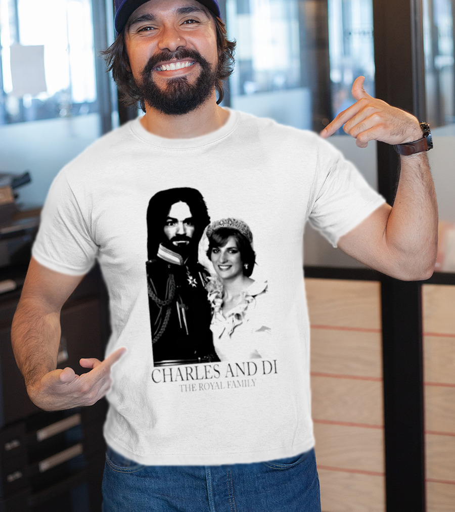 Charles Manson And Princess Diana Charles And Di The Royal Family T-Shirt