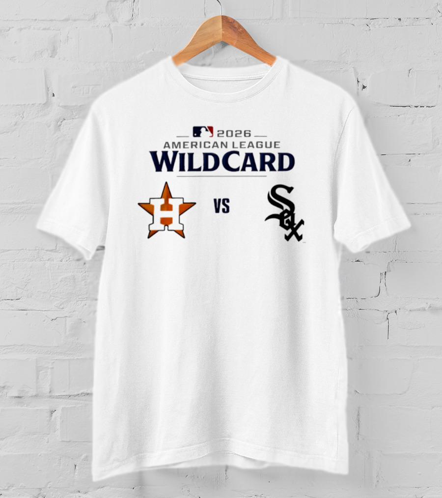 2026 American League Wild Card Houston Astros Vs Chicago White Sox T-Shirt