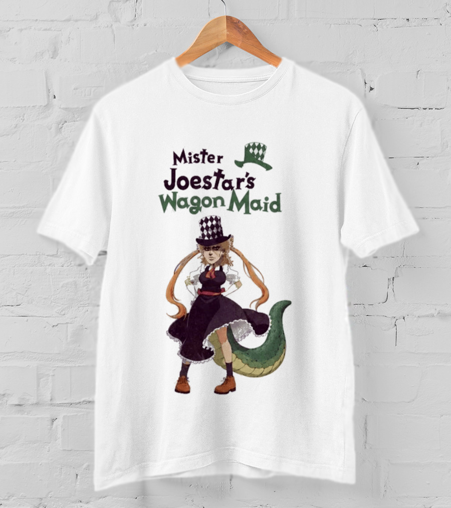Mister Joestar's Wagon Maid Robert E. O. Speedwagon T-Shirt
