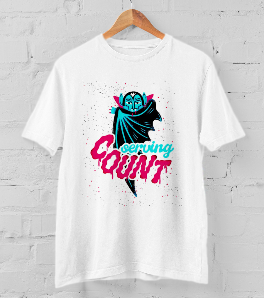 Serving Cunt Dracula Vampire Pastel Gothic Halloween T-Shirt