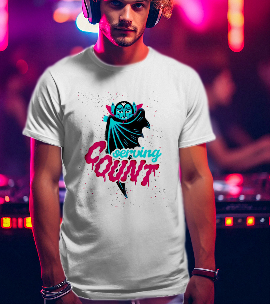 Serving Cunt Dracula Vampire Pastel Gothic Halloween T-Shirt
