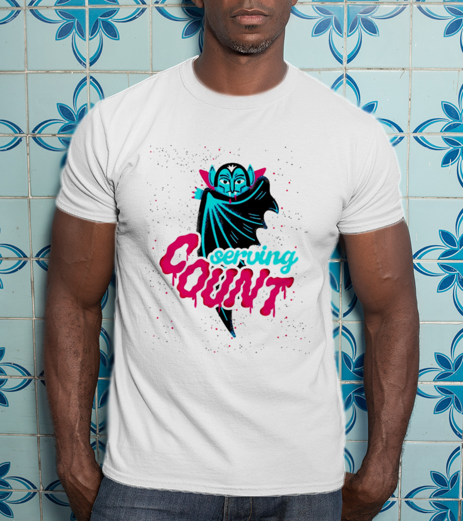Serving Cunt Dracula Vampire Pastel Gothic Halloween T-Shirt