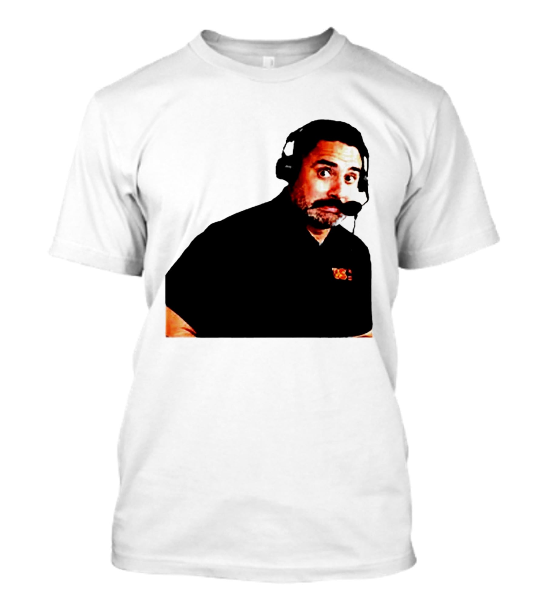 Steve Sarkisian Headset Shocked Longhorns Face Meme T-Shirt