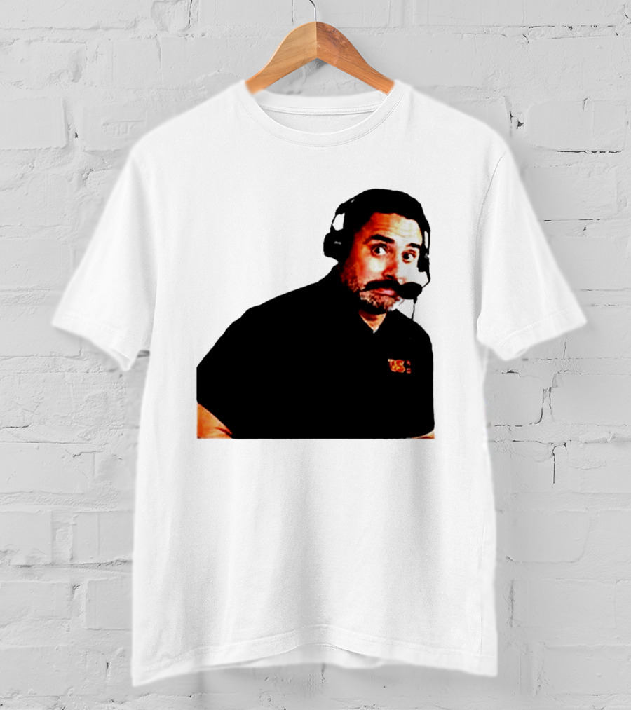 Steve Sarkisian Headset Shocked Longhorns Face Meme T-Shirt
