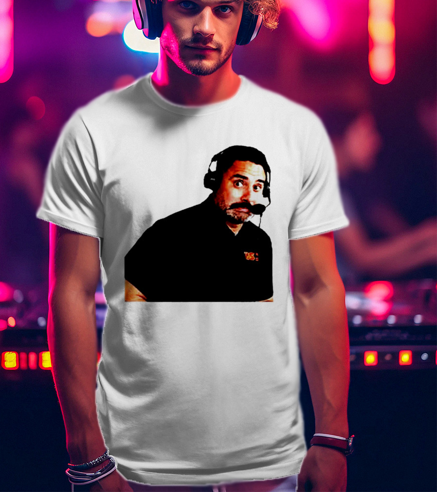 Steve Sarkisian Headset Shocked Longhorns Face Meme T-Shirt
