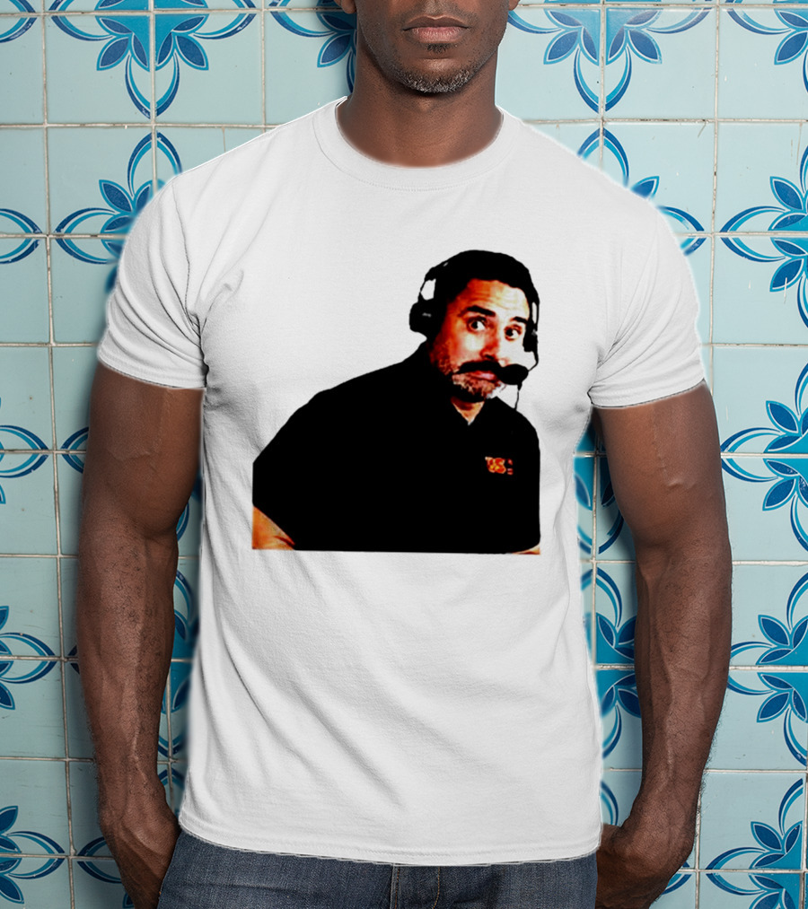Steve Sarkisian Headset Shocked Longhorns Face Meme T-Shirt
