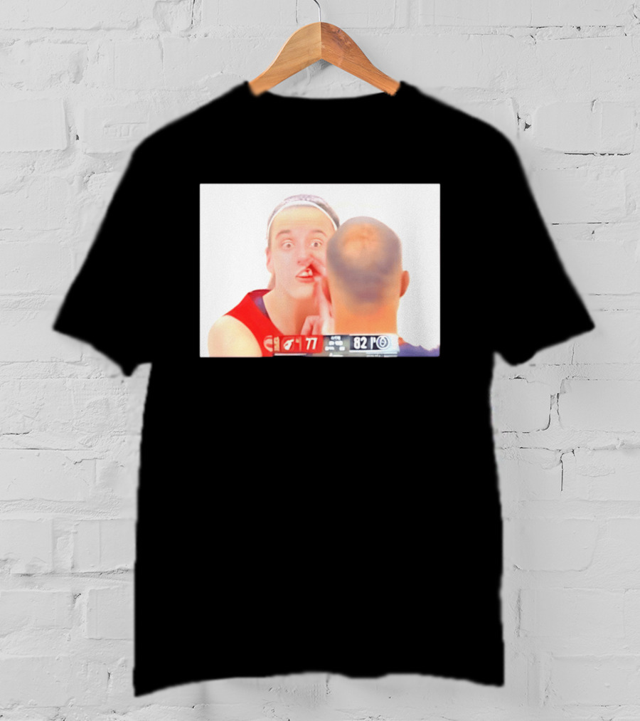 Caitlin Clark Indiana Fever Bleeding Incident Basketball Game Moment T-Shirt