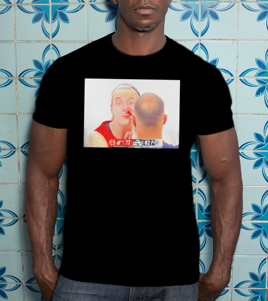 Caitlin Clark Indiana Fever Bleeding Incident Basketball Game Moment T-Shirt