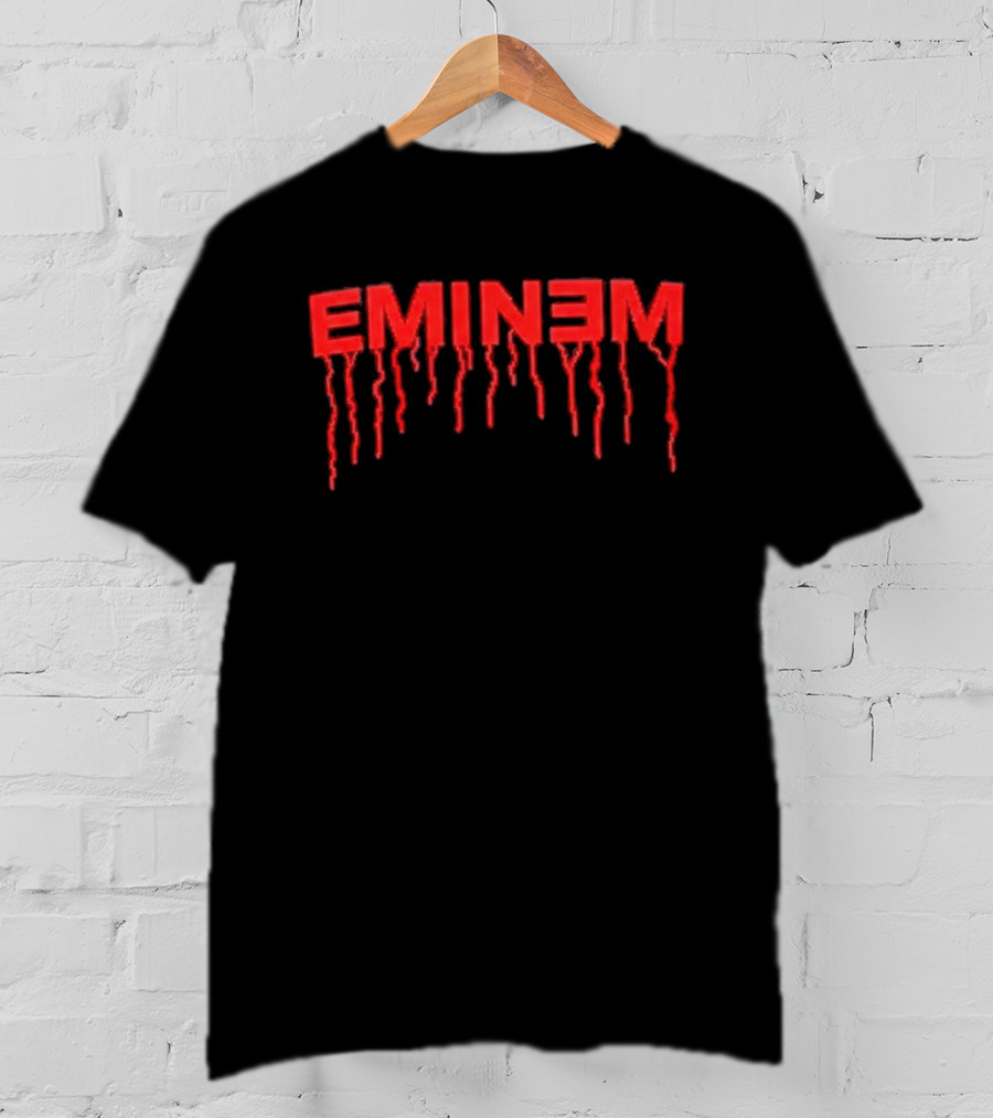 Eminem Slim Shady Jason Mask Chainsaw Halloween T-Shirt