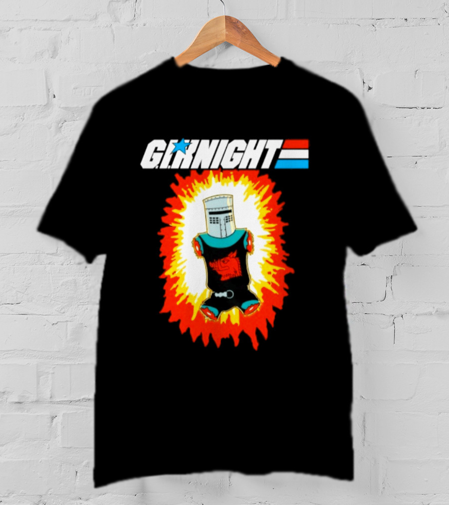 GI Night Black Knight Monty Python Exploding T-Shirt