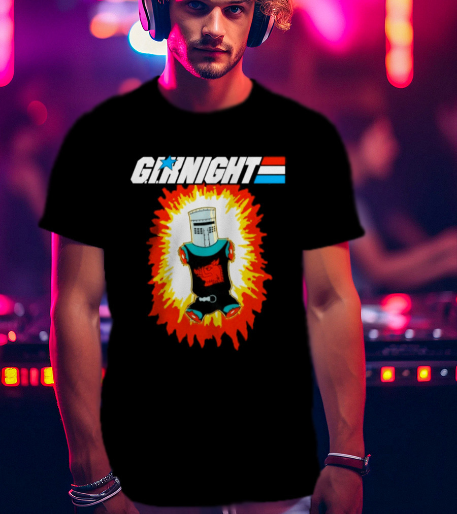 GI Night Black Knight Monty Python Exploding T-Shirt