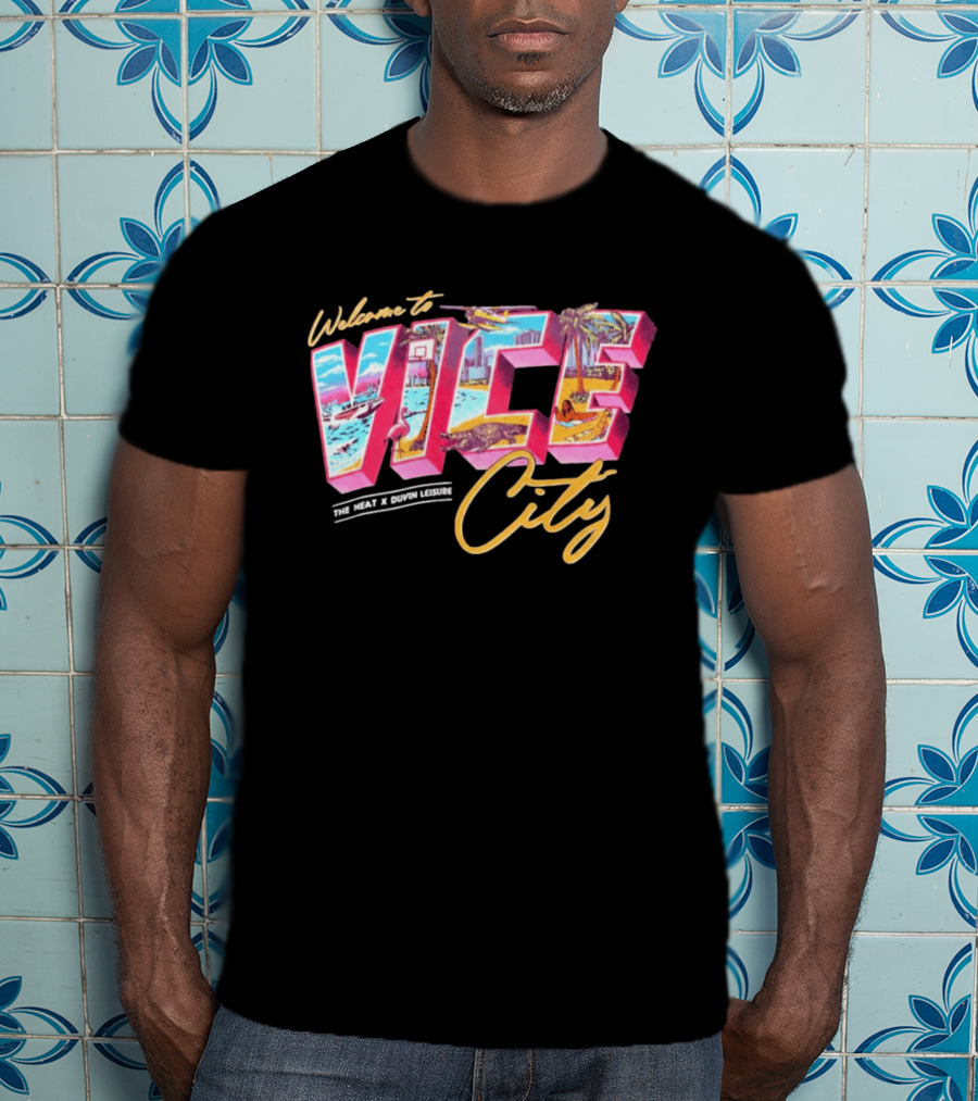 Welcome To Vice City The Heat & Duvin Leisure Miami GTA 6 T-Shirt