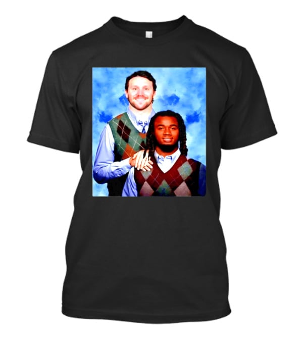 Josh Allen James Cook Buffalo Bills Step Brothers Meme Football Comedy T-Shirt