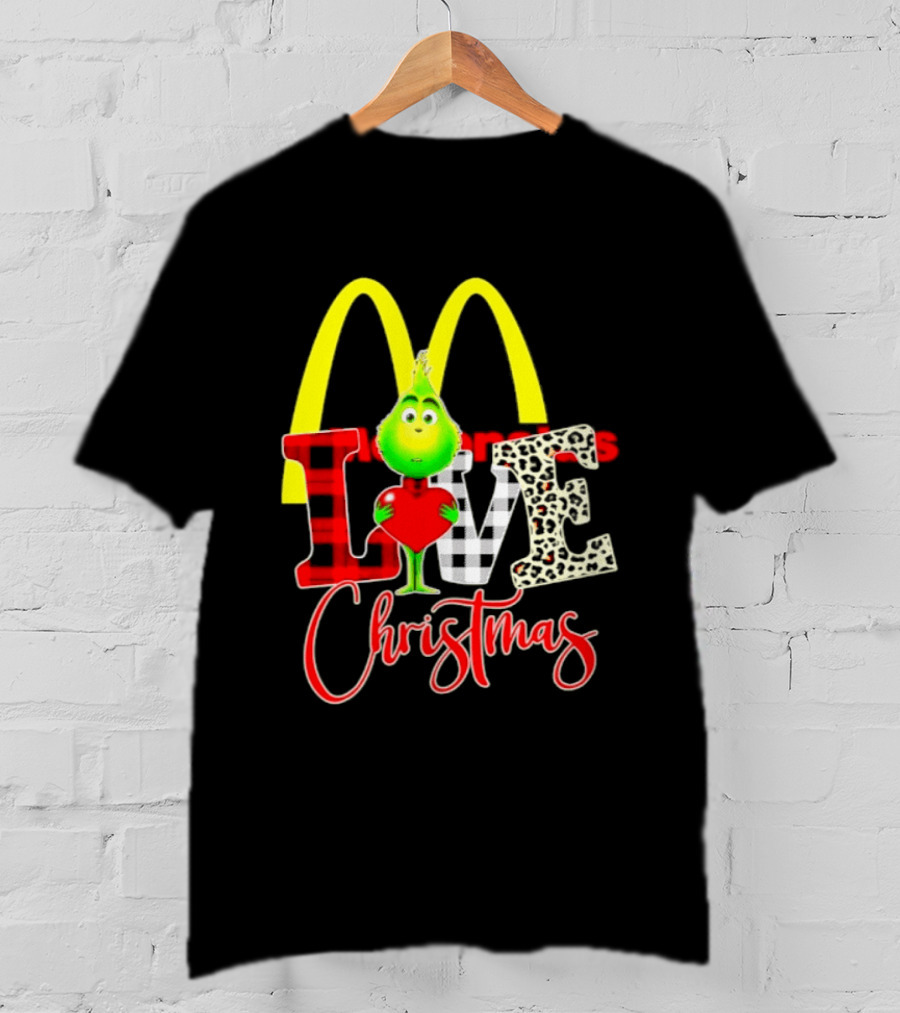 McDonald's Grinch Love Christmas 2026 Collaboration T-Shirt