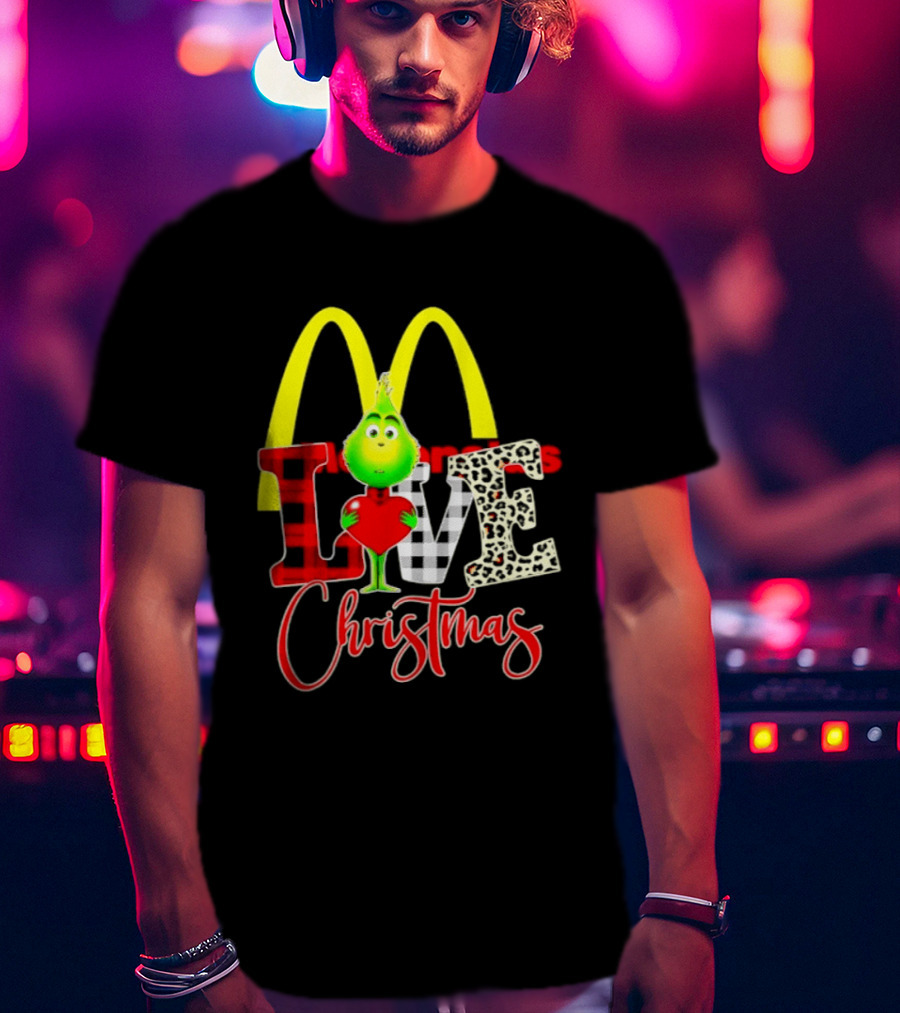 McDonald's Grinch Love Christmas 2026 Collaboration T-Shirt