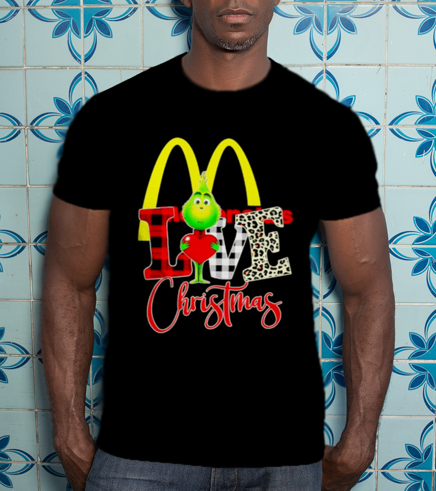 McDonald's Grinch Love Christmas 2026 Collaboration T-Shirt
