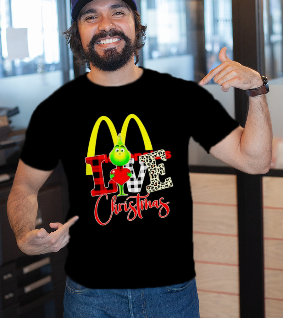 McDonald's Grinch Love Christmas 2026 Collaboration T-Shirt