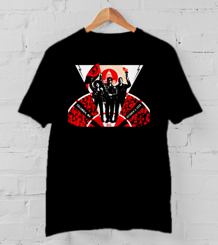 Power To The People 2026 Columbia MD October 3 Merriweather Post Pavilion Washington DC Event T-Shirt